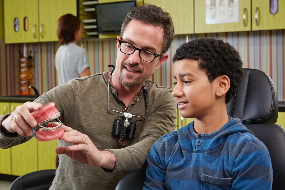 Dr Joe explaining the process to a patient